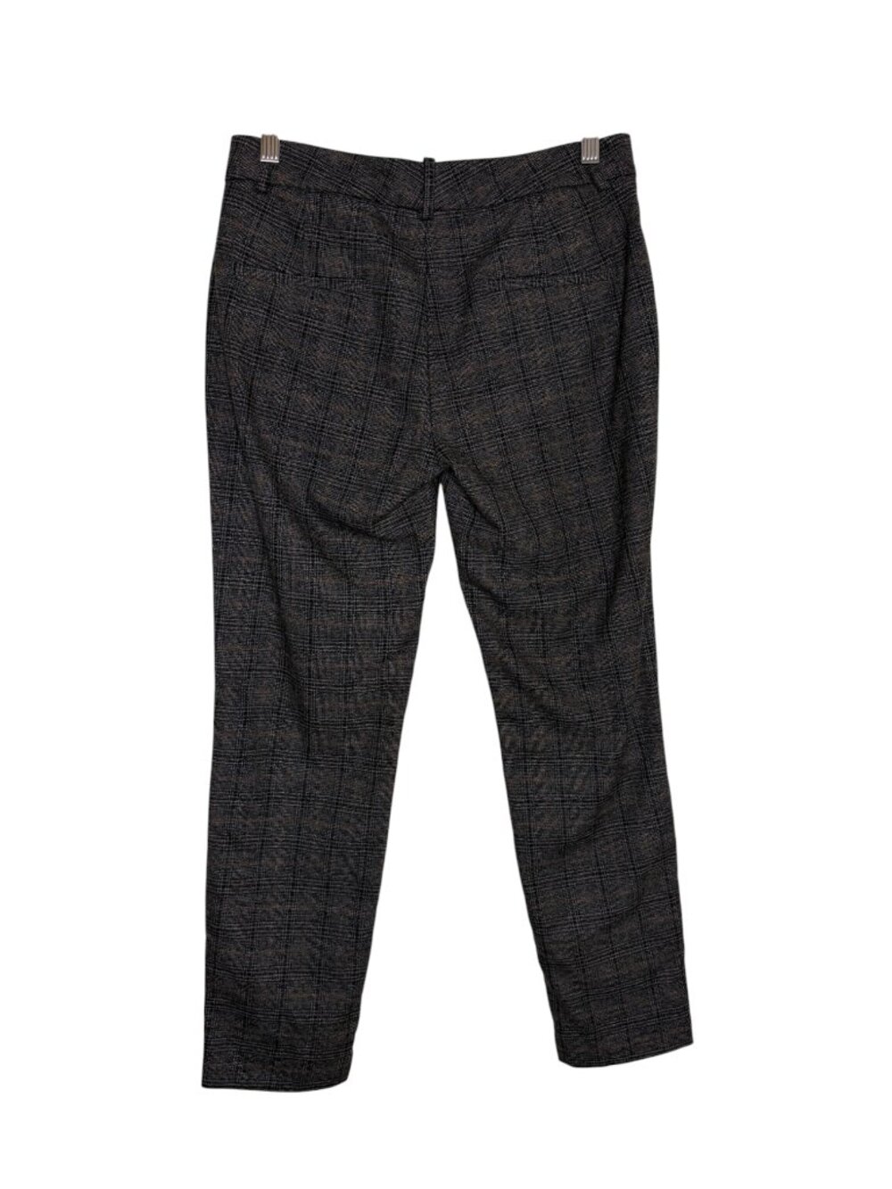 Zara Woman Dress Pants Trousers Plaid Knit Slim Leg Gray 4 - Picture 3 of 7